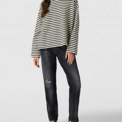 Cambio Slim Fit Jeans Im Used-Look Modell 'KERRY' - Dunkelgrau