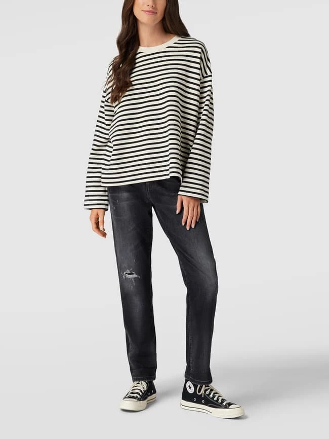 Cambio Slim Fit Jeans Im Used-Look Modell 'KERRY' - Dunkelgrau 3 Cambio Slim Fit Jeans Im Used-Look Modell 'KERRY' - Dunkelgrau