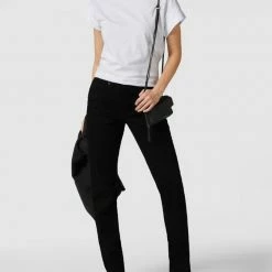MAC Feminine Fit 5-Pocket-Jeans - Schwarz