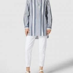 Cambio Cropped High Waist Jeans Im Straight Fit - Weiß