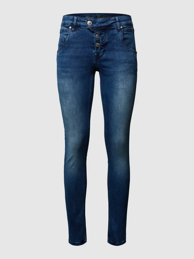 Blue Monkey Skinny Fit Jeans Mit Stretch-Anteil Modell 'Manie' - Blau 4 Blue Monkey Skinny Fit Jeans Mit Stretch-Anteil Modell 'Manie' - Blau – Bild 2