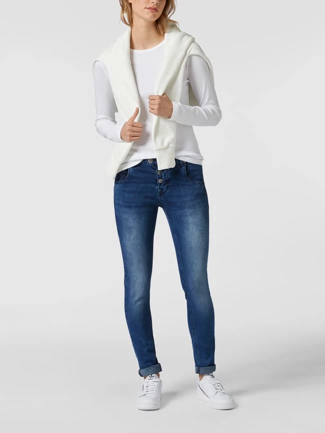 Blue Monkey Skinny Fit Jeans Mit Stretch-Anteil Modell 'Manie' - Blau 3 Blue Monkey Skinny Fit Jeans Mit Stretch-Anteil Modell 'Manie' - Blau