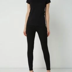 HUGO Super Skinny Fit Jeans Mit Stretch-Anteil Modell 'Charlie' - Schwarz