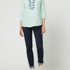 Angels Straight Fit Jeans Mit Stretch-Anteil Modell 'Cici' - Dunkelblau