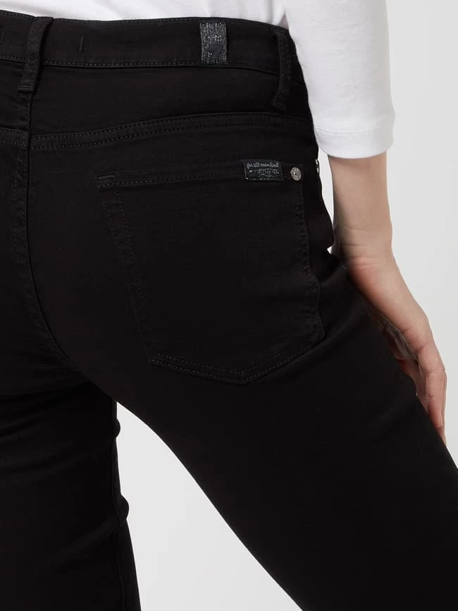 7 For All Mankind Cropped Skinny Fit High Waist Jeans Mit Stretch-Anteil - Schwarz 5 7 For All Mankind Cropped Skinny Fit High Waist Jeans Mit Stretch-Anteil - Schwarz – Bild 3
