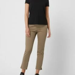Brax Slim Fit Cropped Jeans Mit Stretch-Anteil Modell 'Mary' - Khaki
