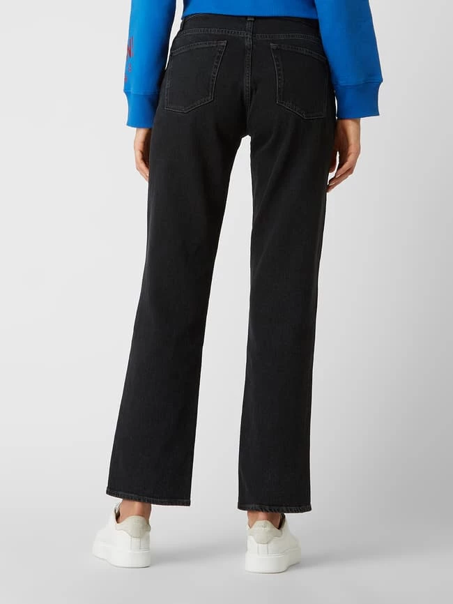 7 For All Mankind Straight Fit Jeans Mit Stretch-Anteil Modell 'Tall Logan Stovepipe' - Schwarz 7 7 For All Mankind Straight Fit Jeans Mit Stretch-Anteil Modell 'Tall Logan Stovepipe' - Schwarz – Bild 5