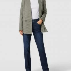 MAC Jeans Mit Label-Stitching Modell 'Melanie' - Blau