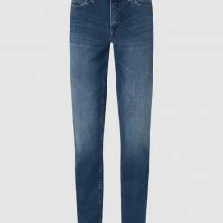 MAC Feminine Fit Jeans Mit Stretch-Anteil Modell 'Melanie' - Blau