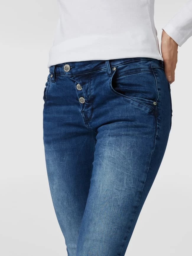 Blue Monkey Skinny Fit Jeans Mit Stretch-Anteil Modell 'Manie' - Blau 5 Blue Monkey Skinny Fit Jeans Mit Stretch-Anteil Modell 'Manie' - Blau – Bild 3